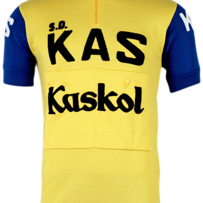 KAS Kaskol - wool cycling jersey with chainstitch embroidery